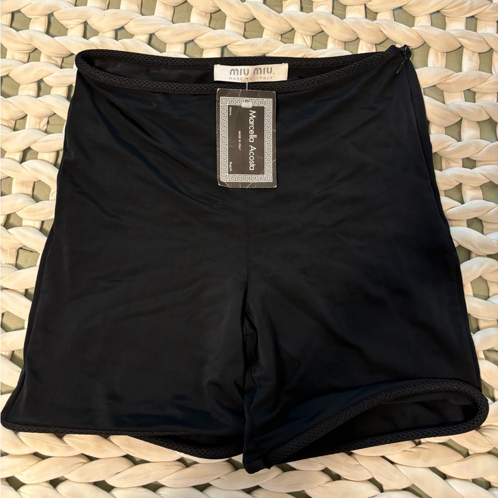 Miu Miu Marcella Acosta bike shorts XS